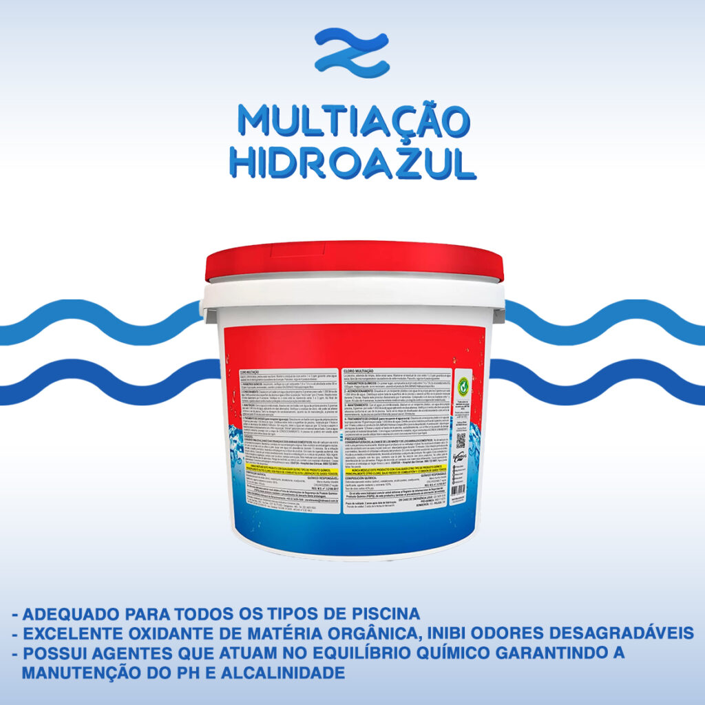 Cloro Granulado Hidroazul Multia O Kg Zizi Piscinas